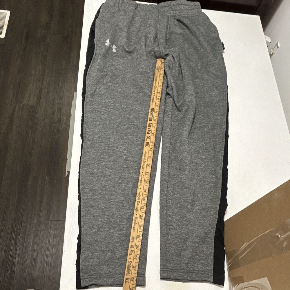 Under Armour ColdGear Men's Gray/Black Jogger Pants M Drawstring Pockets 29"0065
